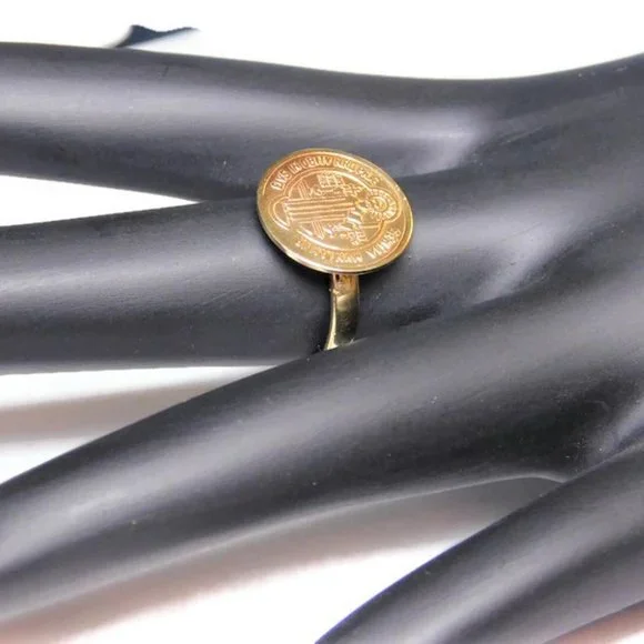 14k Yellow Gold ST. Benedict Ring - Picture 4 of 4